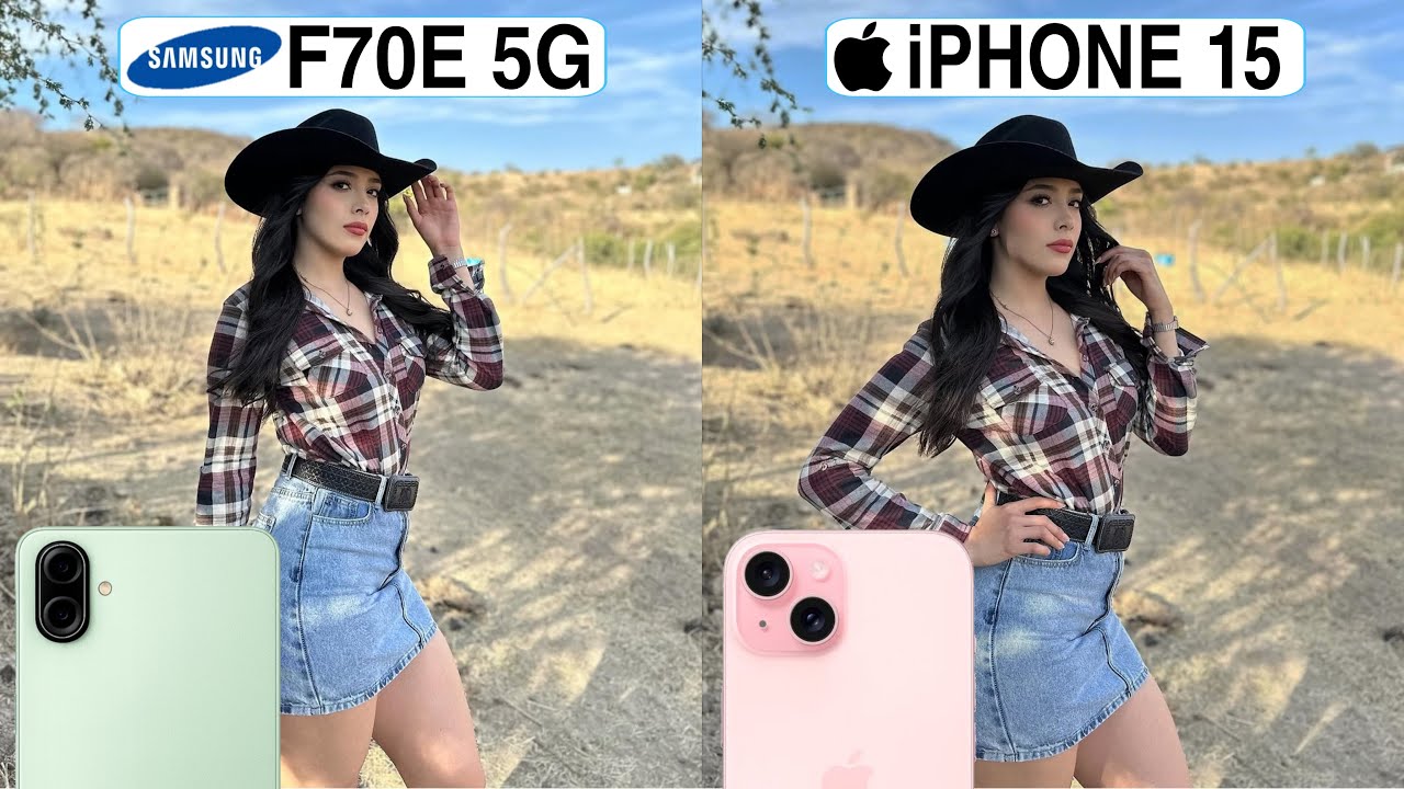 Galaxy F70E 5G vs iPhone 15 Camera Test 📸