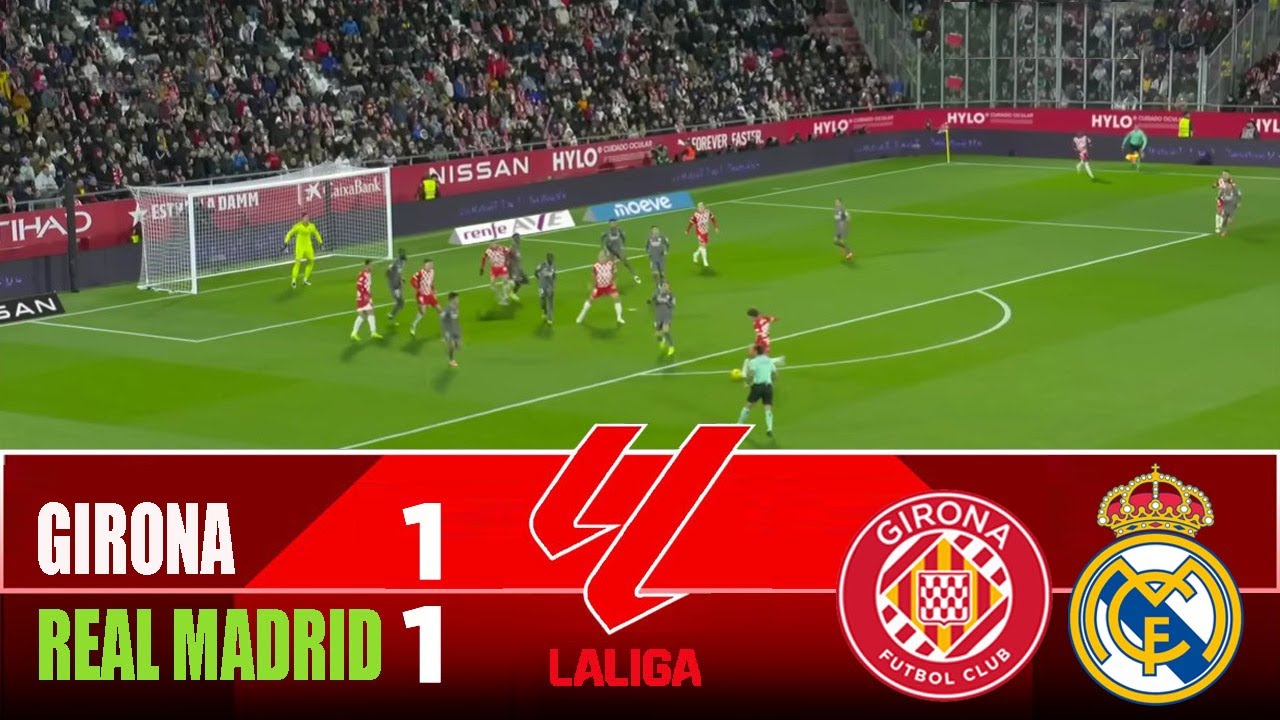 Girona vs Real Madrid 1-1 | LaLiga 2025 Highlights ⚽