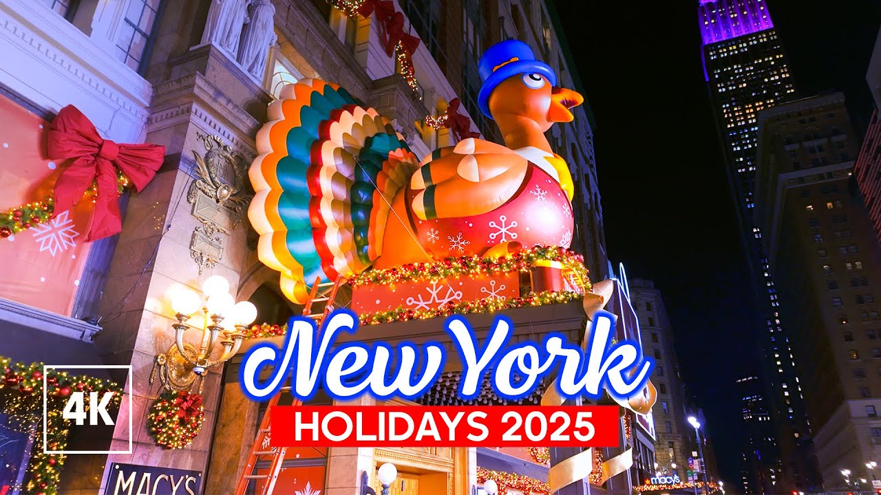 NYC Macy's Thanksgiving Parade 2025 Prep 🚶‍♂️