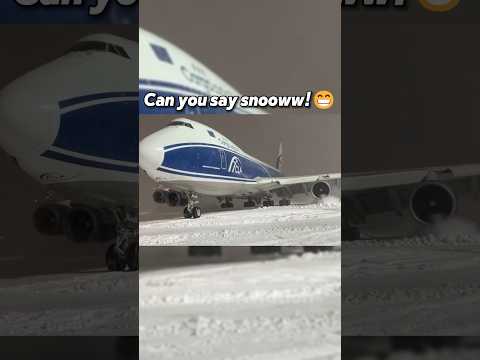 SAS Definitely Does NOT Like The Snow! 💀 #aviation #funny #meme #cute #shorts
