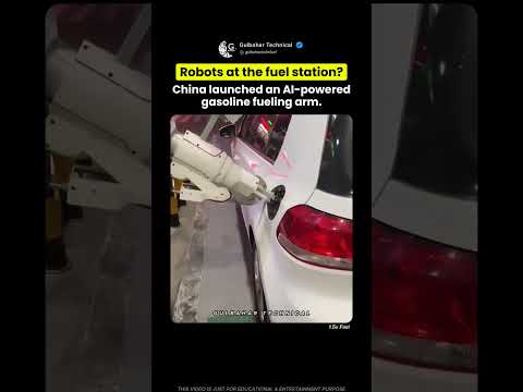 China’s AI Robot Now Fills Your Car’s Fuel! 🤖⛽