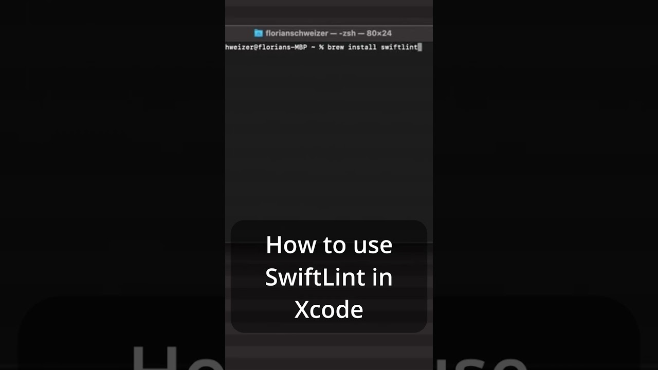 SwiftLint Setup & Usage in Xcode ☕️