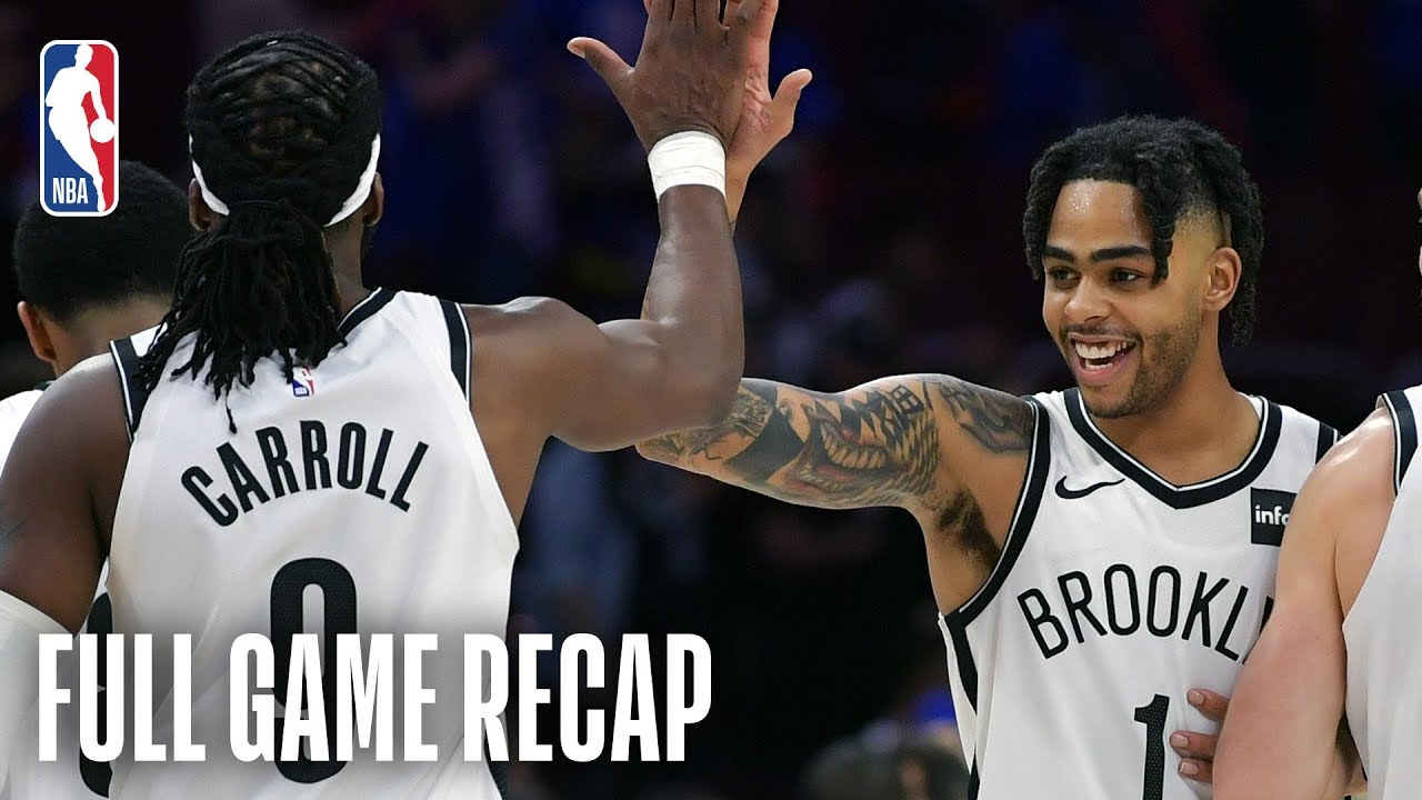 NETS vs 76ERS: D’Angelo Russell Shines with 19 Points in 2nd Half – Game 1 Victory 🏀