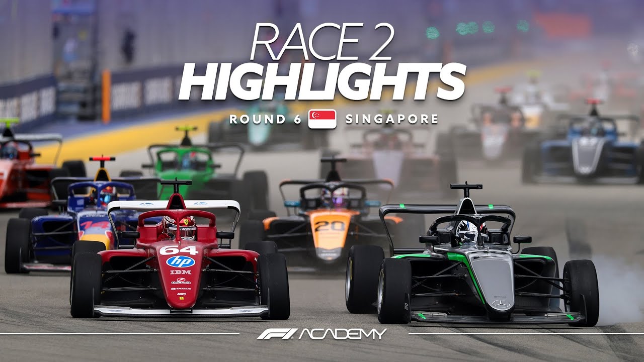 Singapore 2025 F1 Academy Race 2 Highlights 🚥