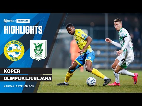 Koper 1 - 2 Olimpija | 20. krog 2024/25 #PrvaLigaTelemach