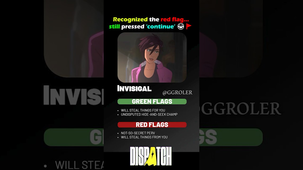 Dispatch Heroes: Green Flags 💚 vs Red Flags 🚩 – Hilarious Gaming Moments!