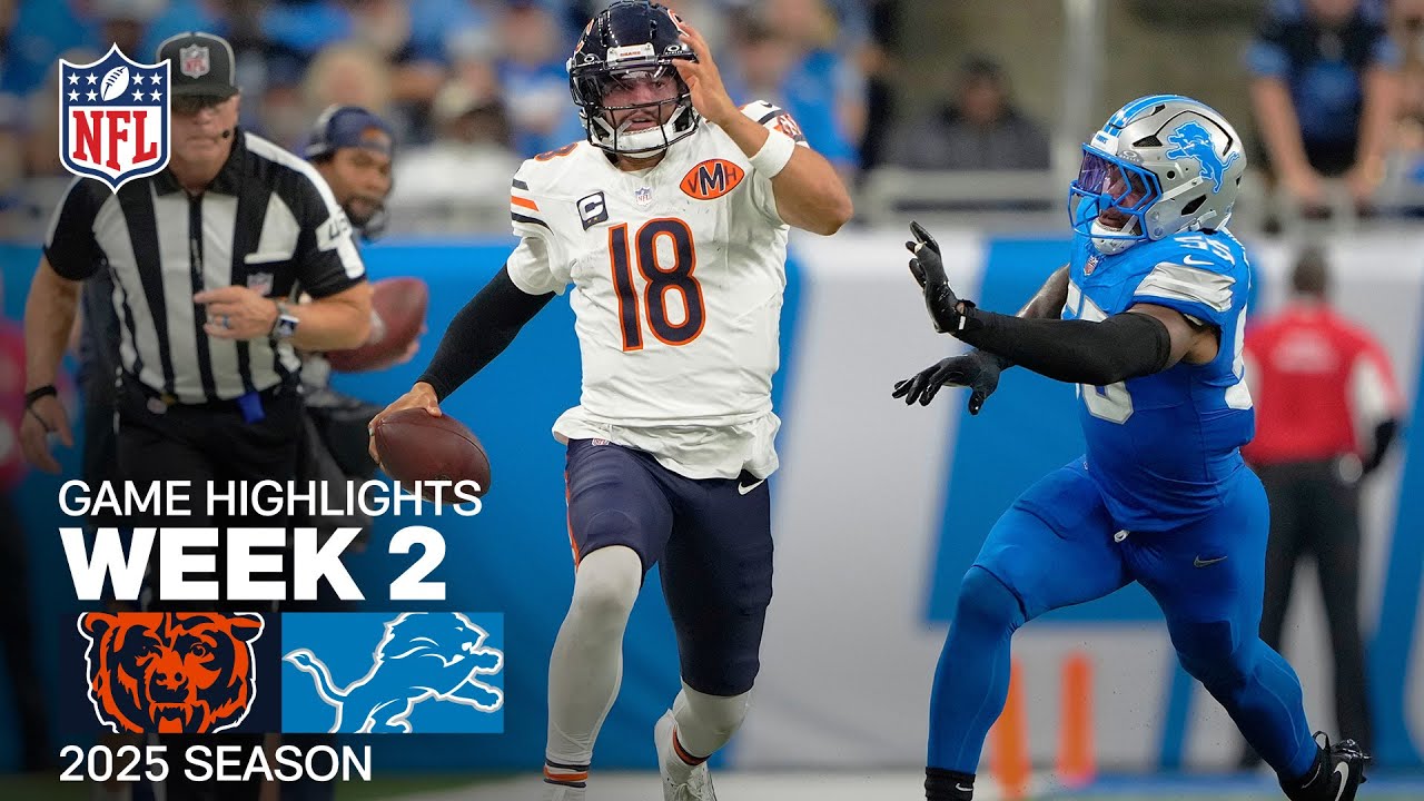 Epic Showdown: Chicago Bears vs. Detroit Lions | NFL Week 2 Highlights 2025 ๐