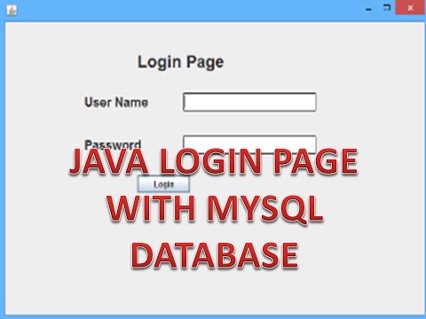 JDBC - Java Swings Login page integrated with MYSQL Database and Xampp
