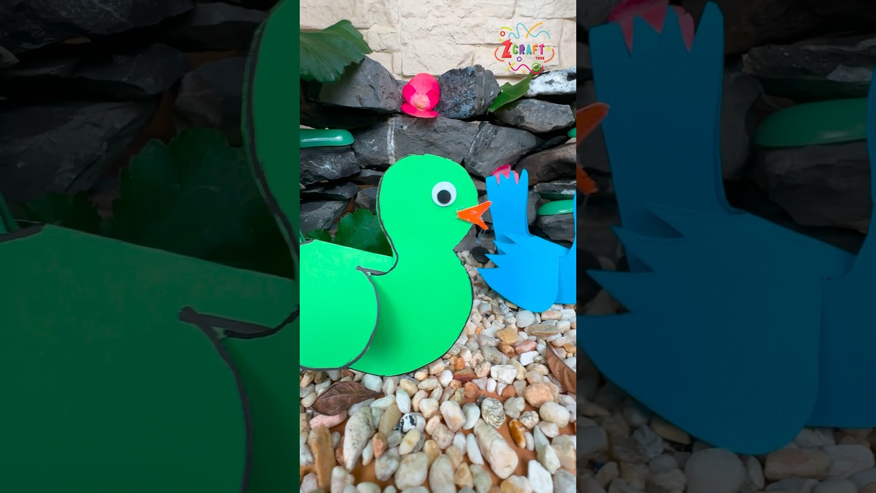 DIY Easy Paper Bird Craft for Kids 🐦 | Fun & Simple Tutorial #diy #craft #craftyfun #kids