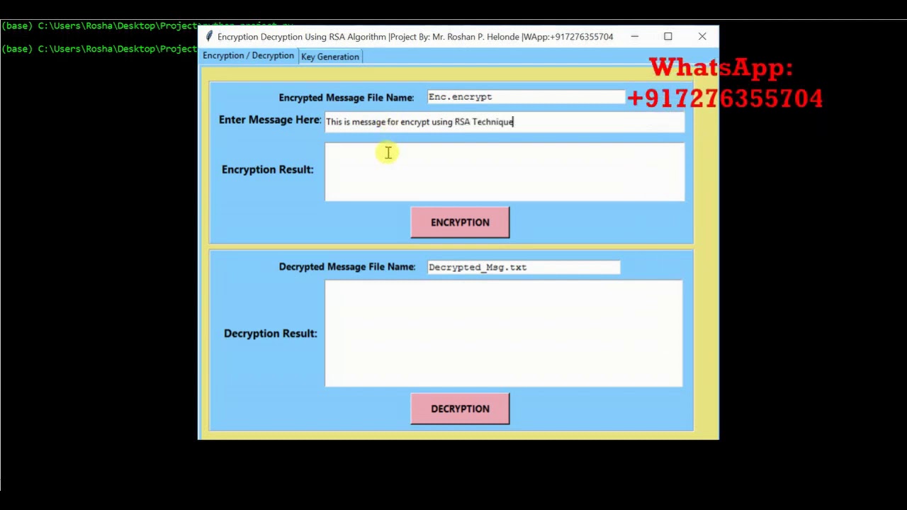 Learn RSA Encryption & Decryption with Python 🔐 | Complete Project & Source Code
