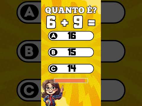 Quiz de Soma [DUVIDO VOCÊ ACERTAR TODAS] 🧠➕