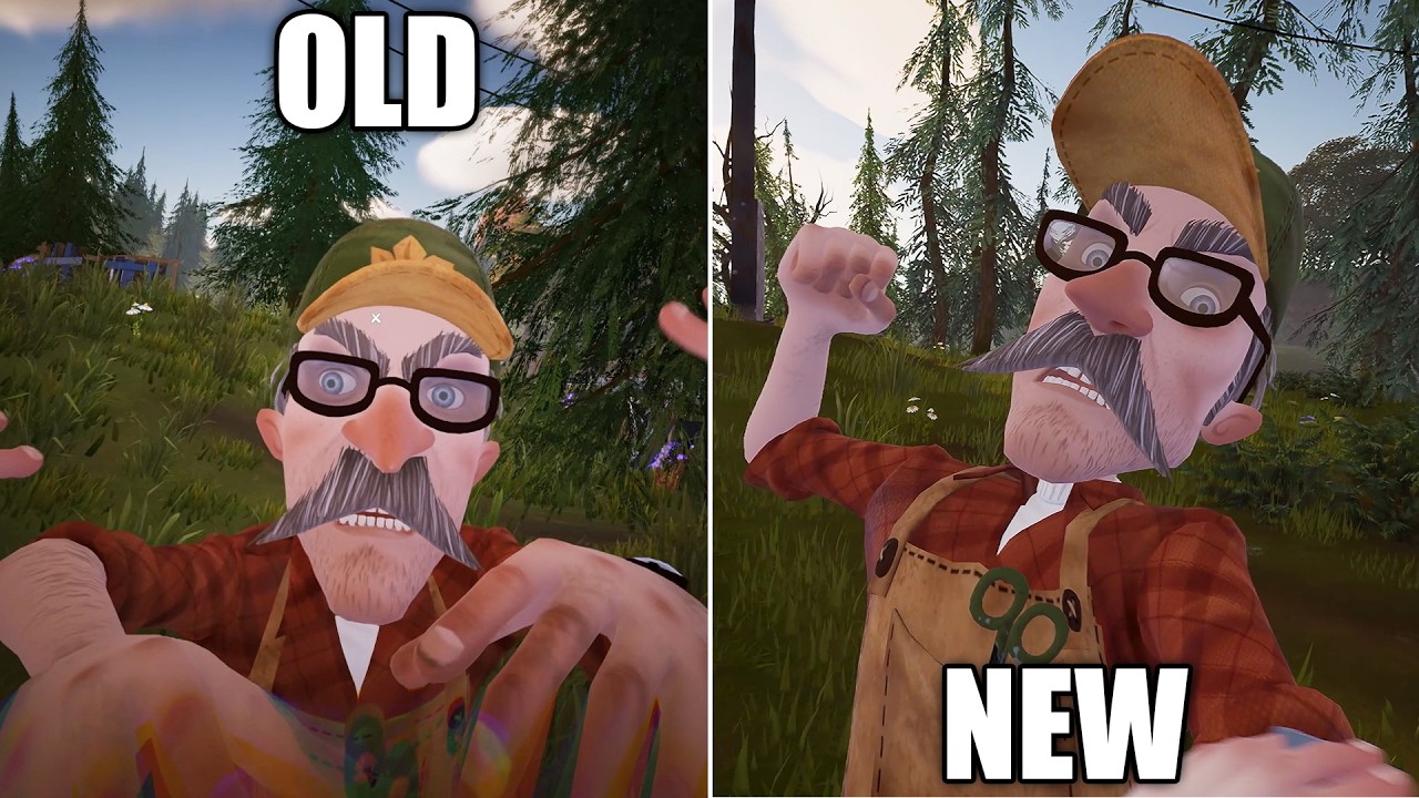 Hello Neighbor 2 Jumpscares: Old vs New ๐ฑ