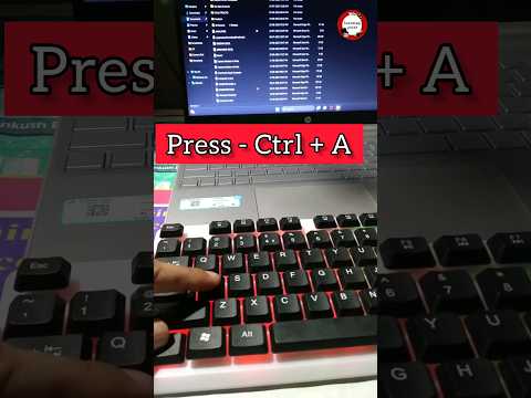 shortcut key for select all windows items in laptop or computer | #shorts #youtubeshorts #shortvideo