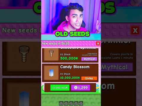 GROW A GARDEN New Seeds VS Old Seeds 🥺