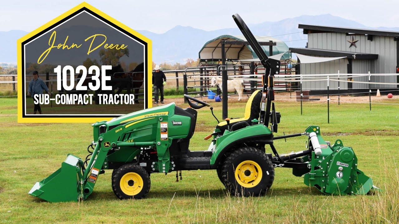 John Deere 1023E Compact Tractor Demo 🚜