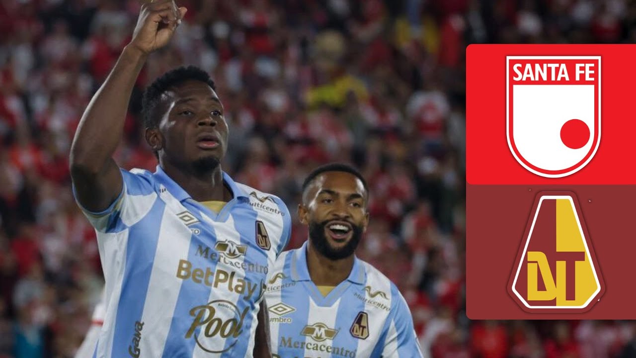 Santa Fe vs Tolima - Liga BetPlay en Vivo ⚽