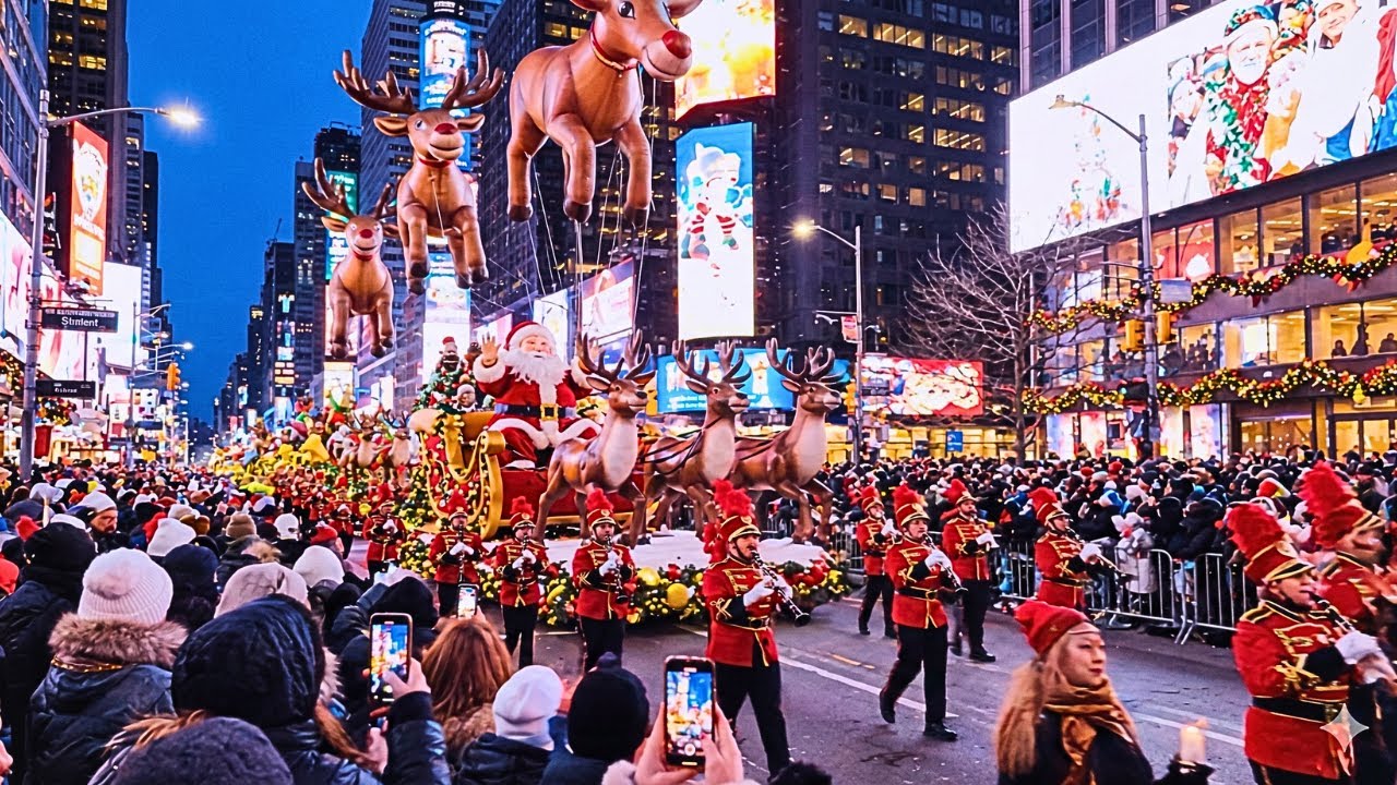 NYC 2025 Christmas Parade in 4K π