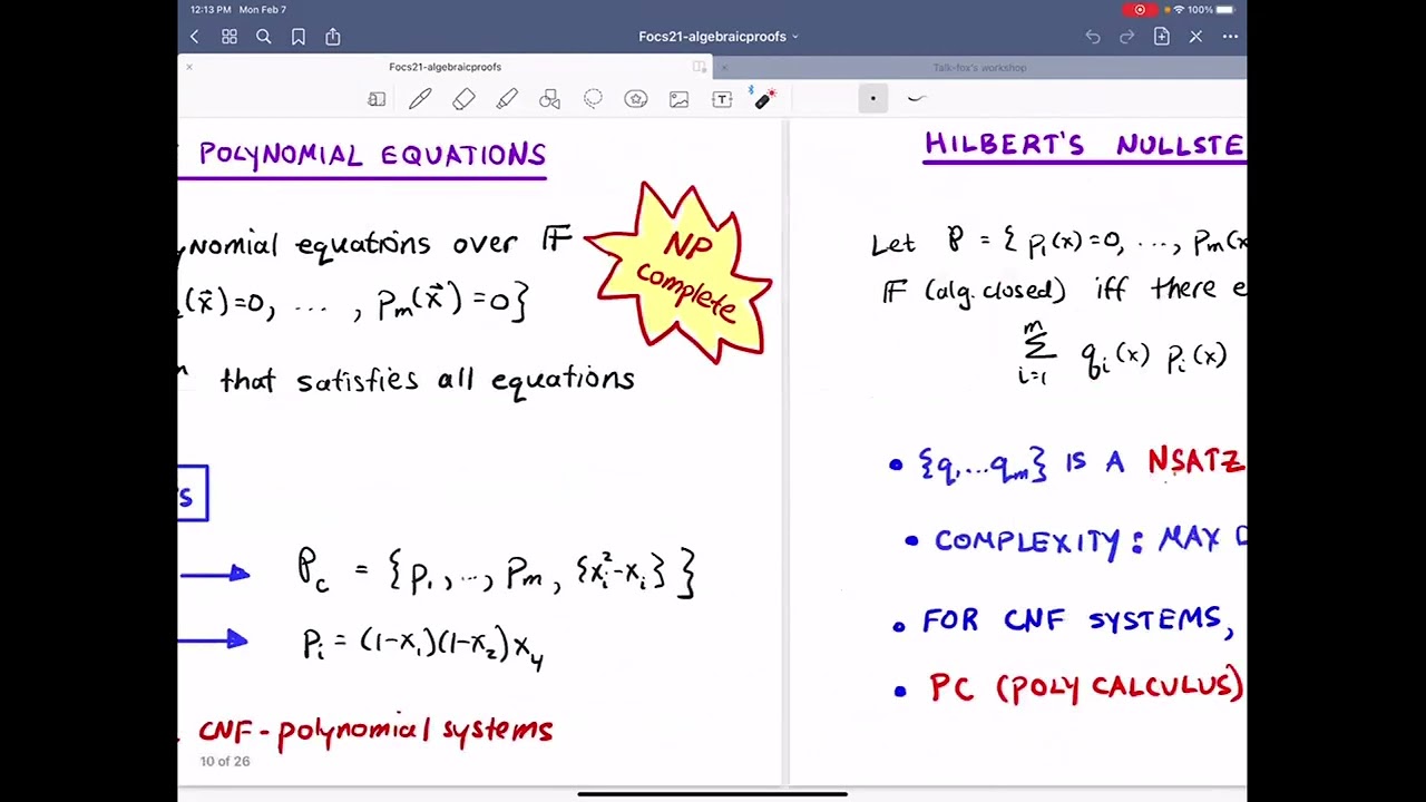 Algebraic Proof Complexity Explained: A Beginner-Friendly Introduction 🧠
