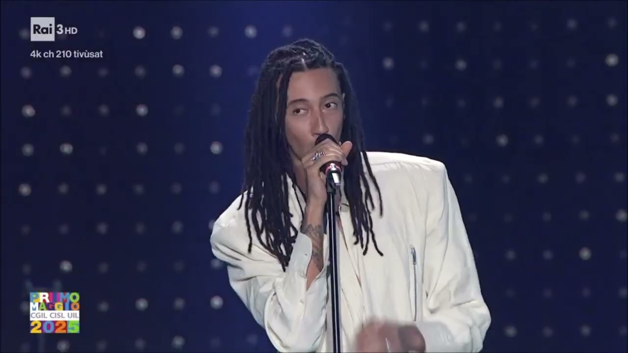 GHALI in Live at the 2025 Primo Maggio Concert 🎶