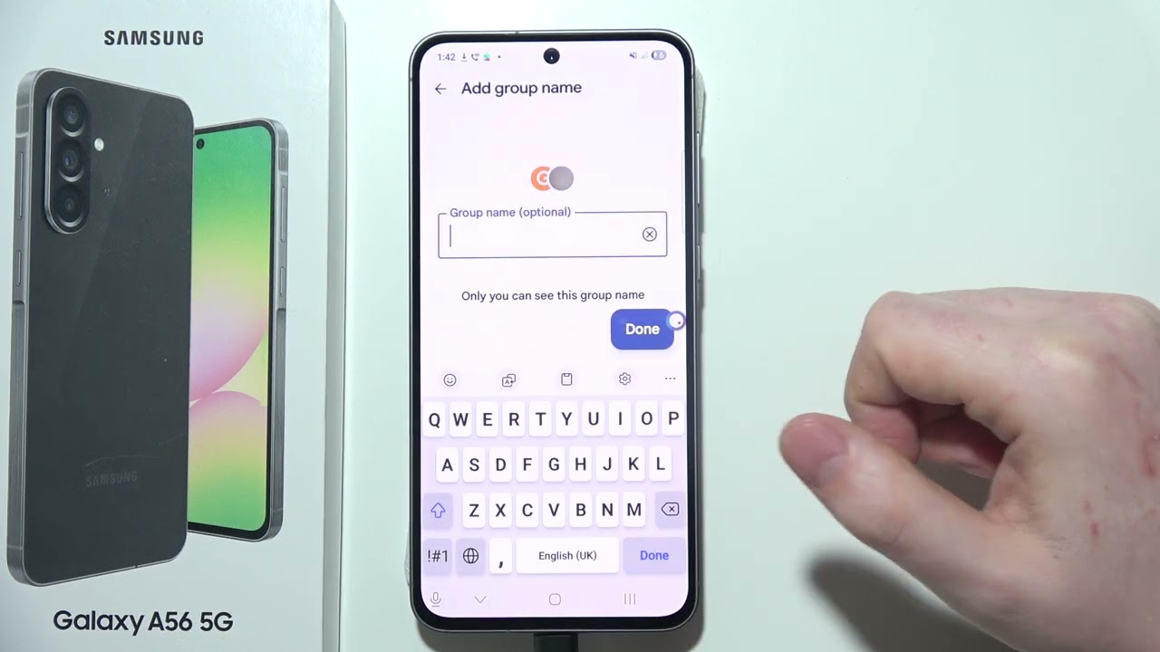 SAMSUNG Galaxy A56 5G: How to Send Group Text Messages