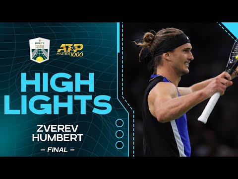 Zverev v. Humbert final Highlights | Rolex Paris Masters 2024