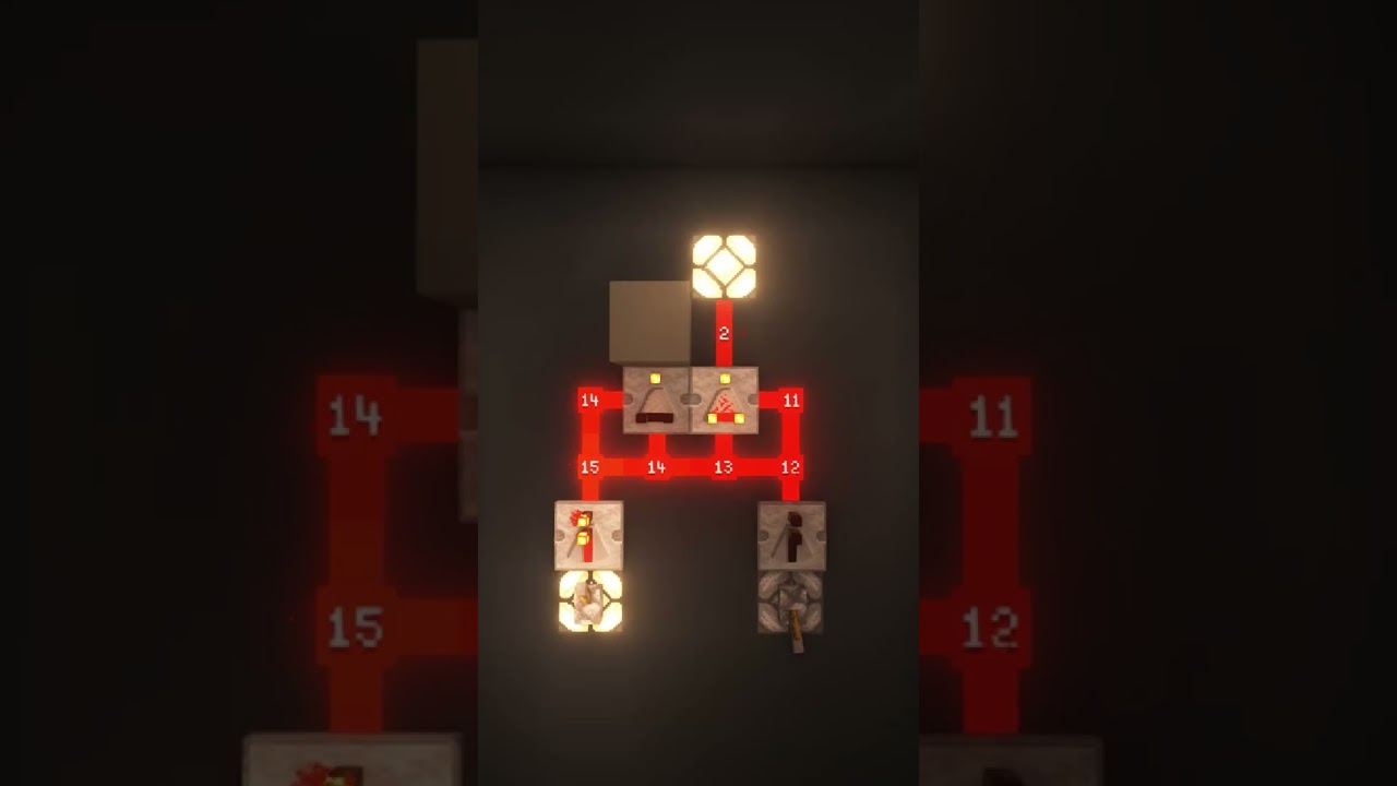 Step-by-Step Guide to Building an XOR Gate in Minecraft with Comparators 🧠