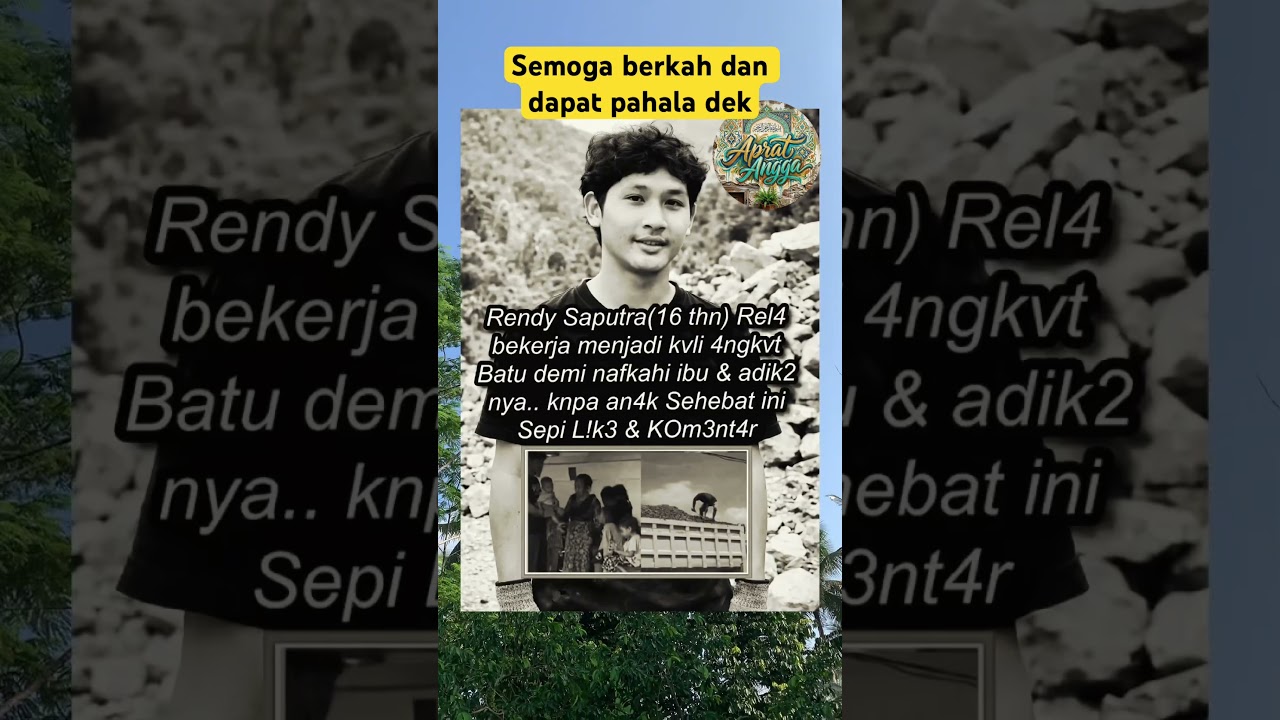Reendy Saputra Jadi Kuli Angkut 🚚