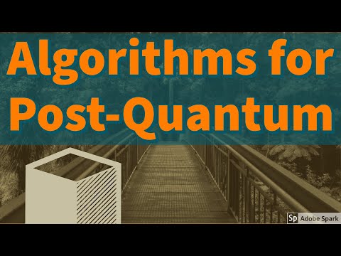 Algorithms for Post Quantum Cryptography