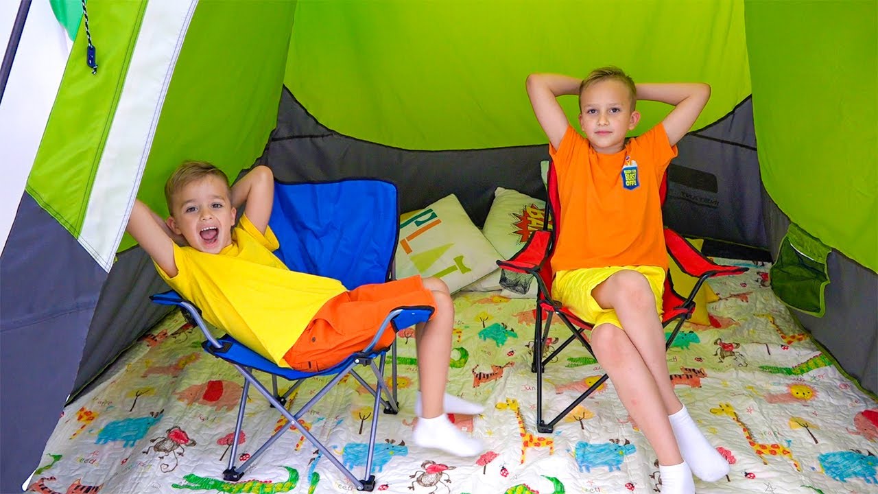 Vlad & Niki's 24-Hour Tent Adventure 🏕️