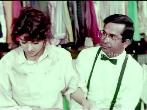 Kshana Kshanam Comedy Scenes - Brahmanandam irritated by Sridevi's behaviour - Venkatesh