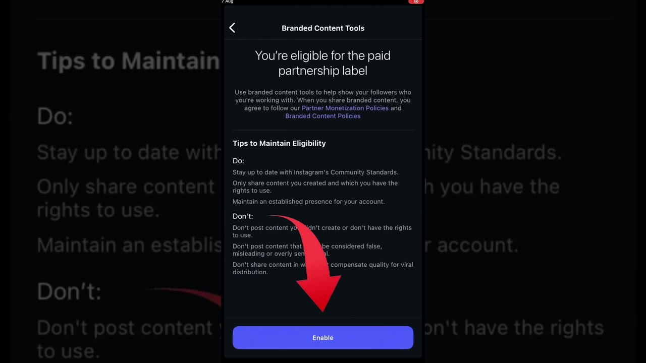 Enable Instagram Monetization Now 💸