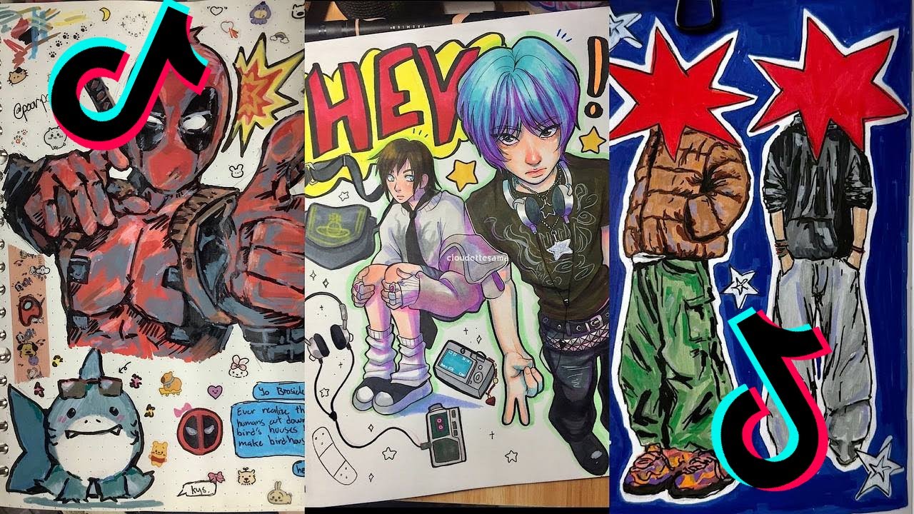 Art Sketchbook TikTok Compilation π¨ | No Outros