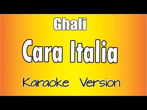 Ghali - Cara Italia (versione Karaoke Academy Italia)