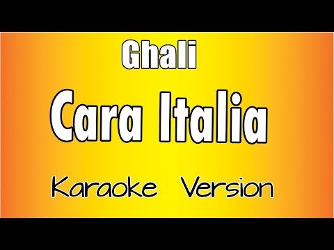 Ghali - Cara Italia (versione Karaoke Academy Italia)