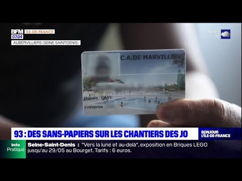 Seine-Saint-Denis: des travailleurs sans-papiers sur les chantiers des JO