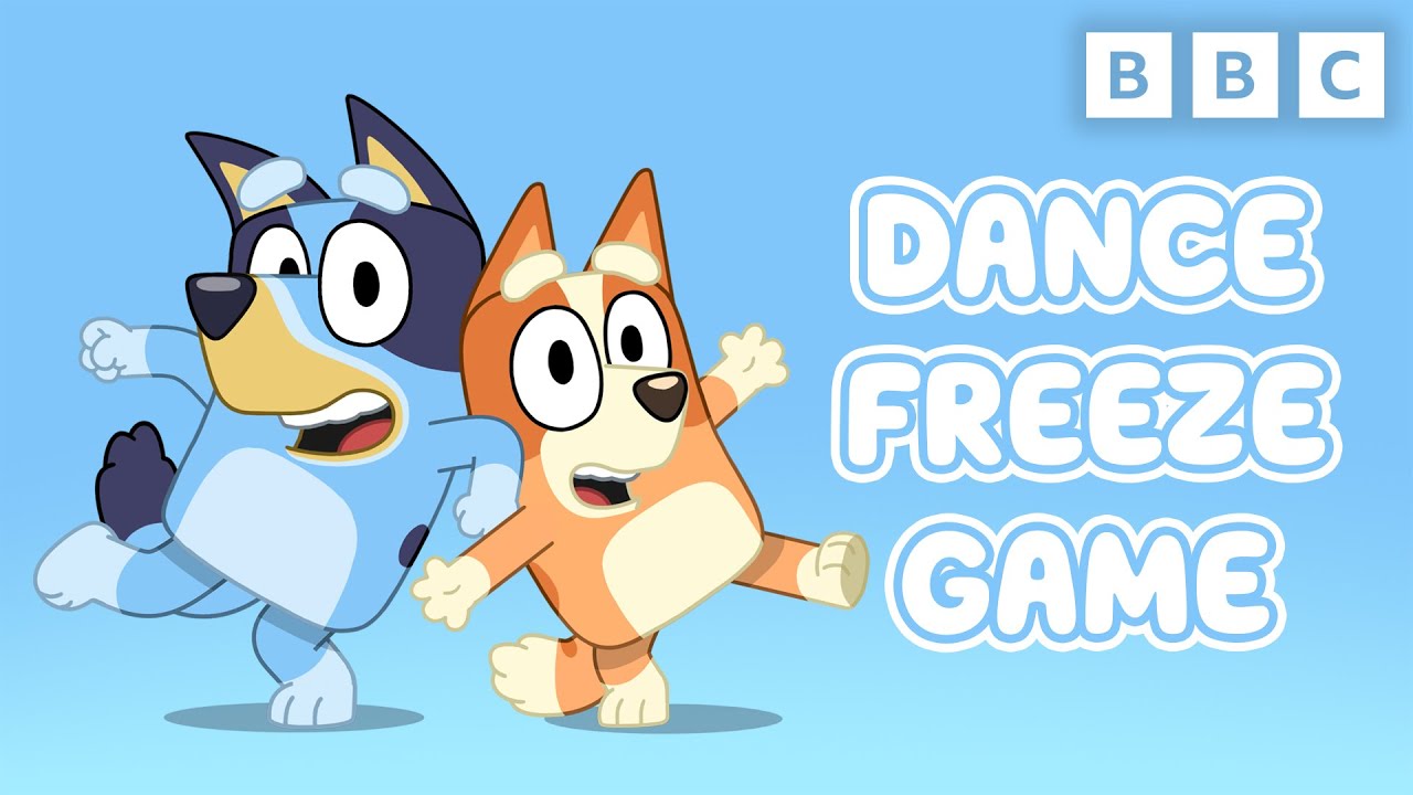 Bluey Dance Freeze Brain Break | CBeebies