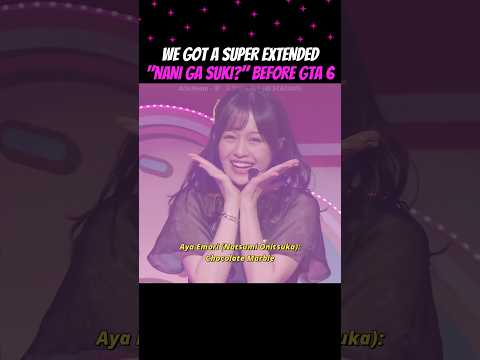 We got a SUPER EXTENDED version of "Nani Ga Suki?" before GTA 6 #AiScReam #LoveLive #anime #idol