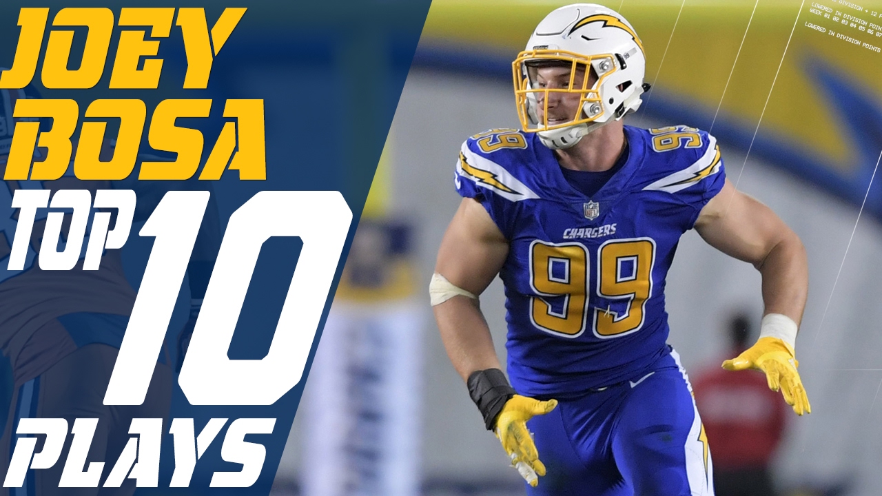 Joey Bosa's Epic Top 10 Plays of 2016 | Chargers Defense Highlights 🏈