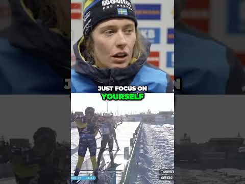 Elviera Oeberg wins an exciting pursuit in Hochflizen