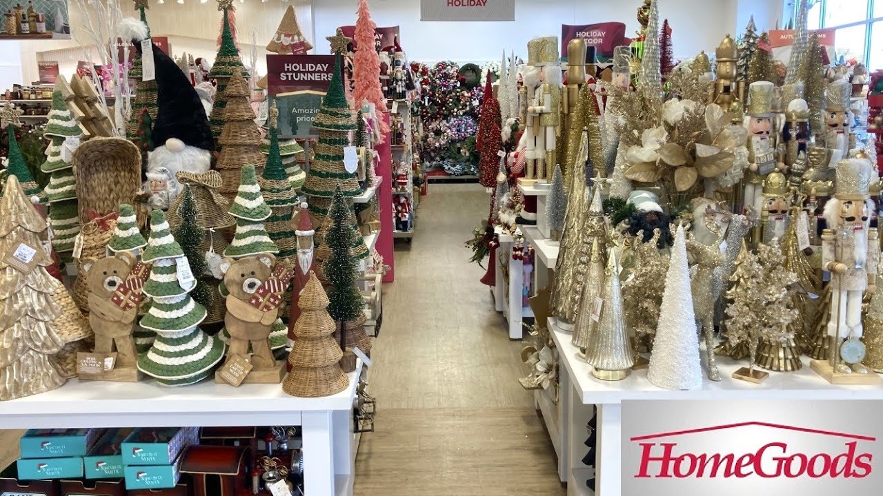 HomeGoods Christmas Decor & Ornaments Shop Tour π
