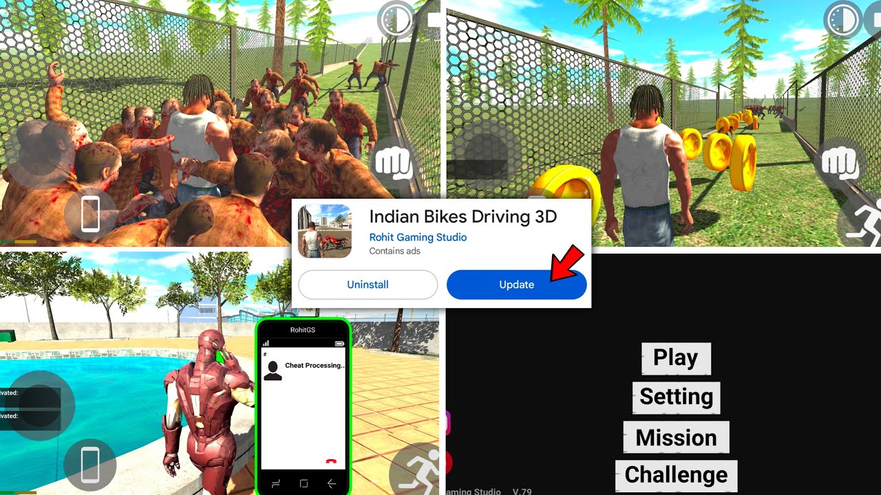 Indian Bike Driving 3D Update & New Missions🔥