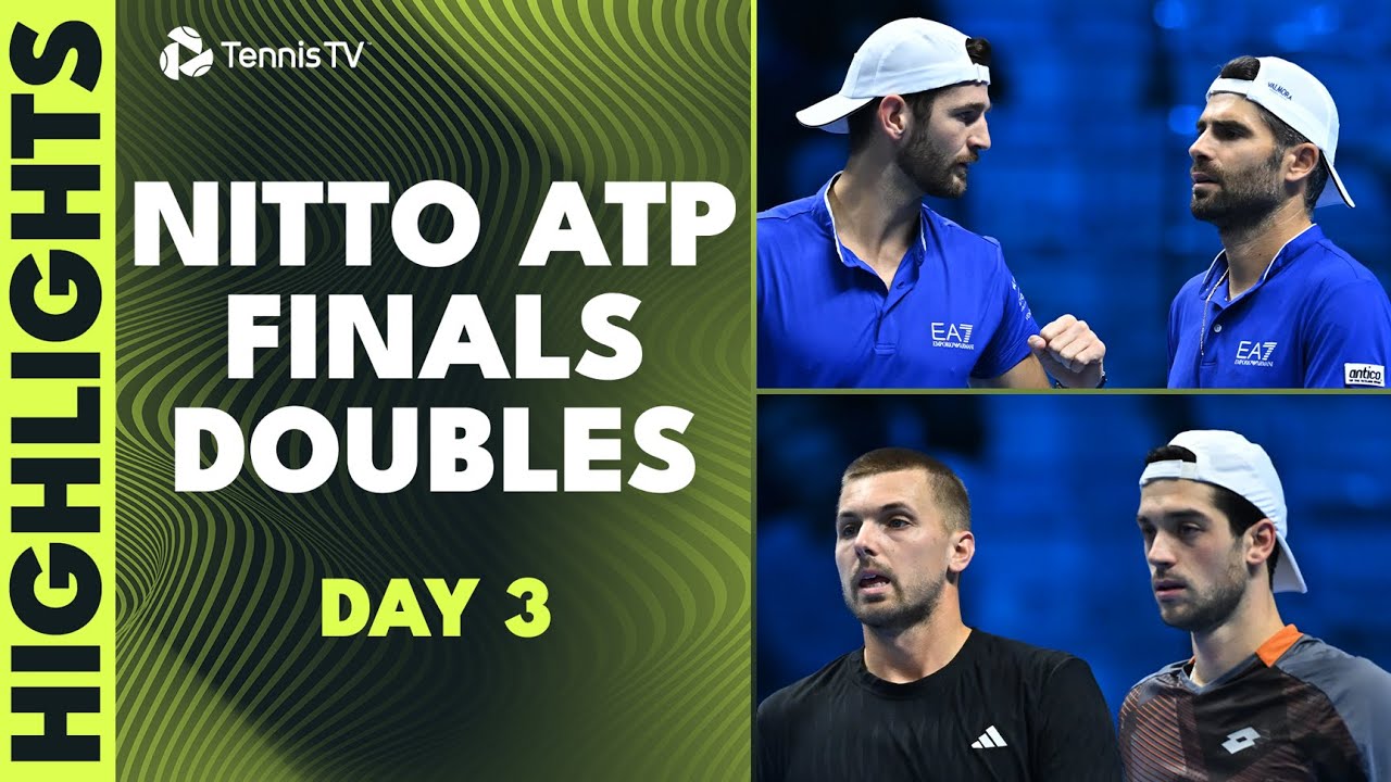 Zeballos/Granollers vs Home Duo, Cash/Glasspool Compete | Nitto ATP Finals Day 3 Doubles Highlights