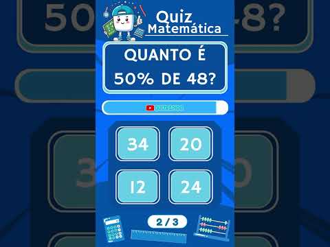 🤓Contas de Matemática🥇 | QUIZ DE MATEMÁTICA #quiz #matemática