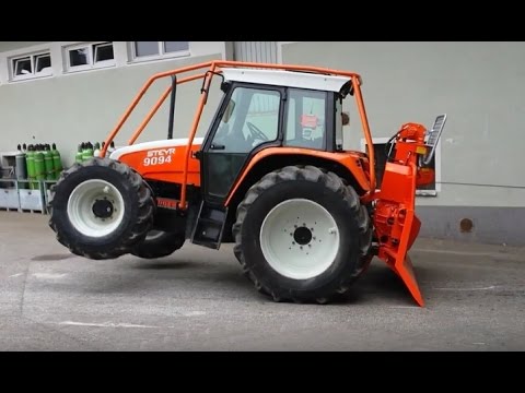 TIGER FORSTSEILWINDE Die Wirkung des hydraulisch höhenverstellbaren Seilauslaufs