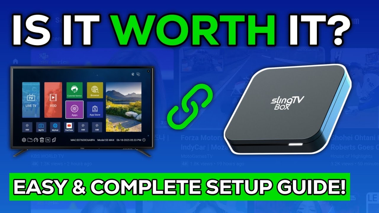 SlingTV Box S5 Max Setup Guide ๐บ