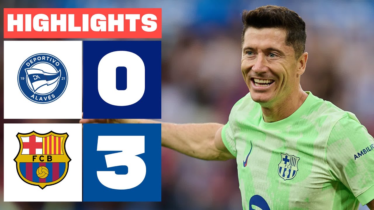 Barcelona Domina con Hat-trick de Lewandowski ⚽