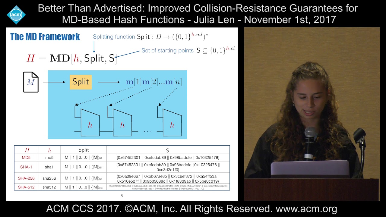 ACM CCS 2017: Enhanced Collision-Resistance in MD-Based Cryptography 🔐