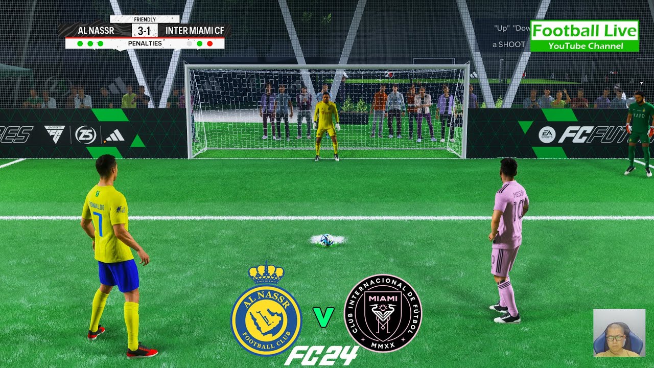FC 24 | Al Nassr vs Inter Miami | Penalty Shootout | Messi vs Ronaldo - Gameplay PC