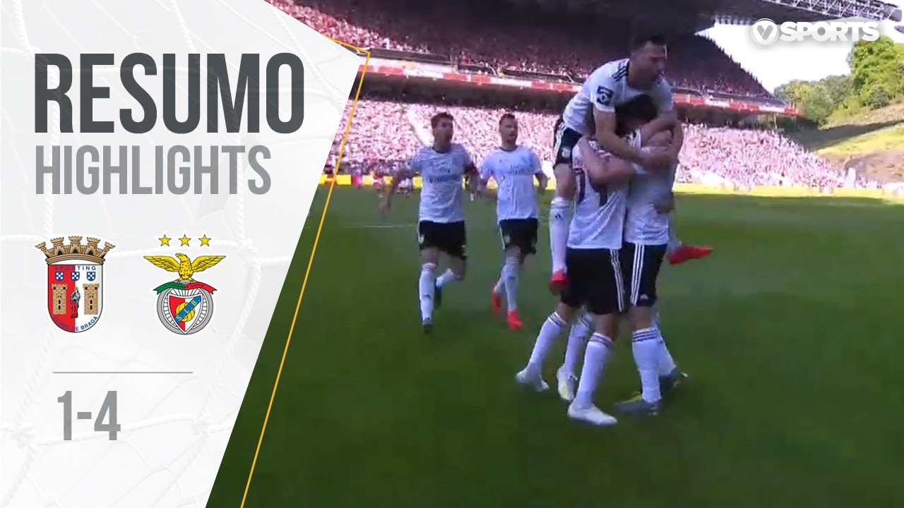 Benfica Wins 4-1 at Braga | Liga NOS Highlights ⚽