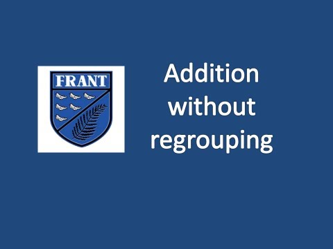 Addition Without Regrouping Explained